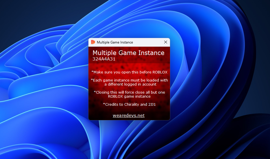 Multiple Roblox Instance Tool – Run Multiple Accounts at Once